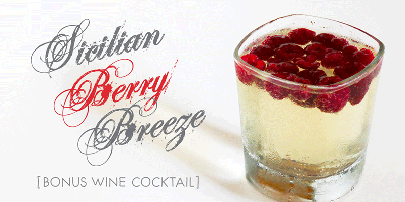 Victoria Cellars' Sicilian Berry Breeze wine cocktail