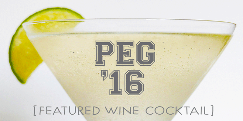 Victoria Cellars' Peg '16 wine cocktail